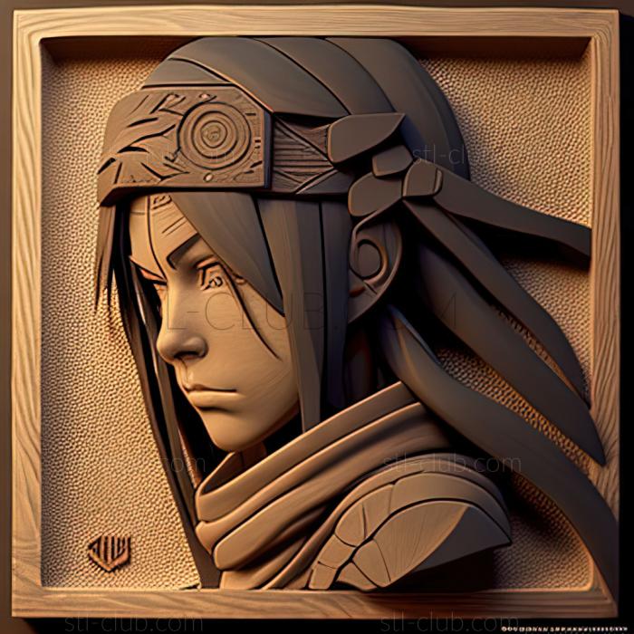 3D model Neji Hyuga FROM NARUTO (STL)